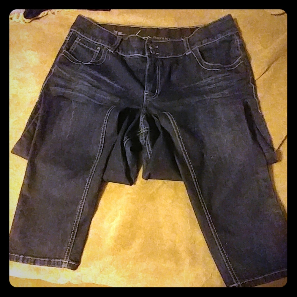 Straight leg Lane Bryant jeans.